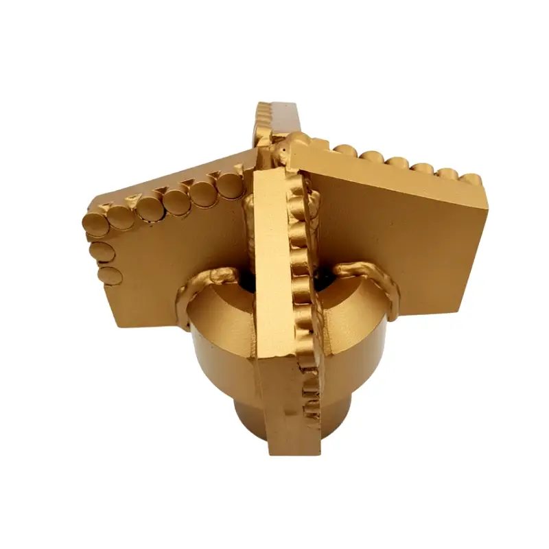 four wing step drag drill bit