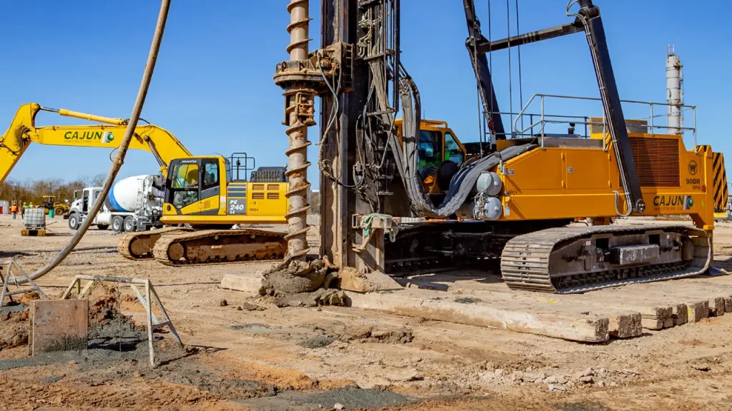 piling and drilling