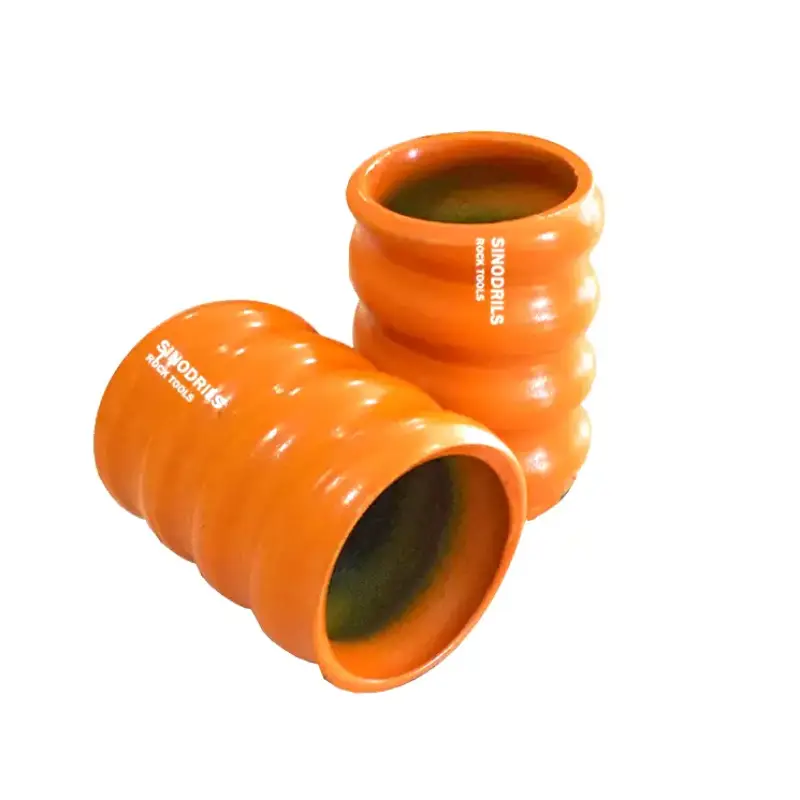 ribbed self drilling anchor coupler