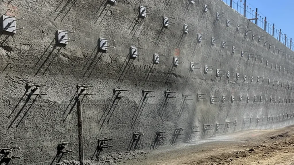 soil nail wall application
