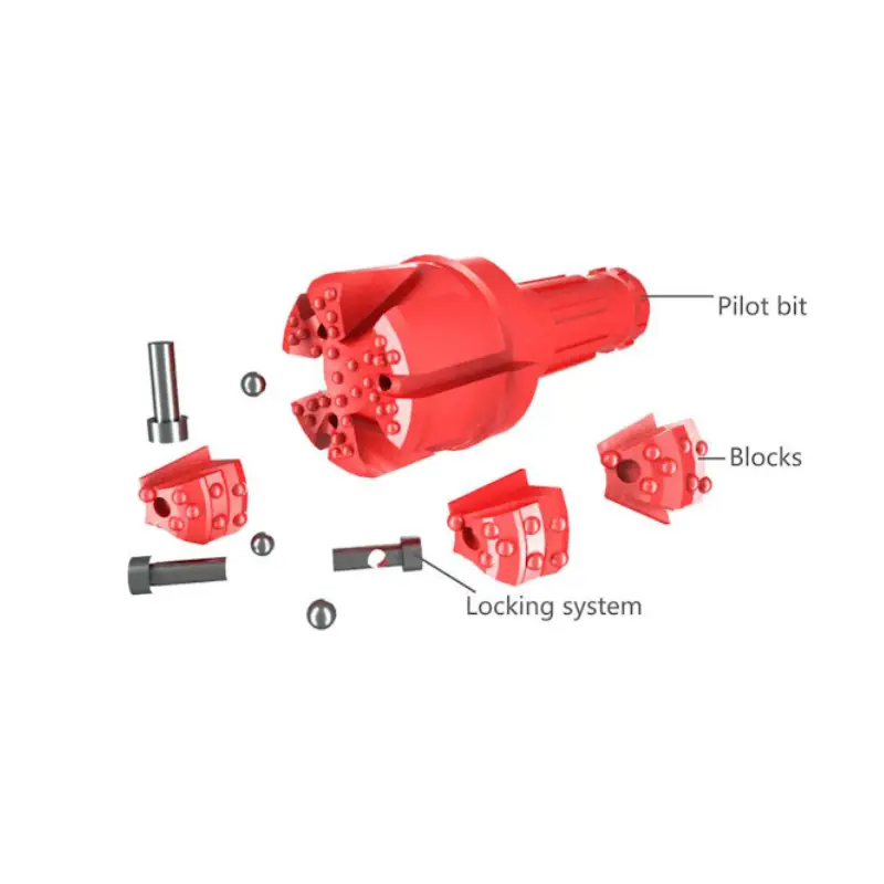 structure of concentric casing system with blocks