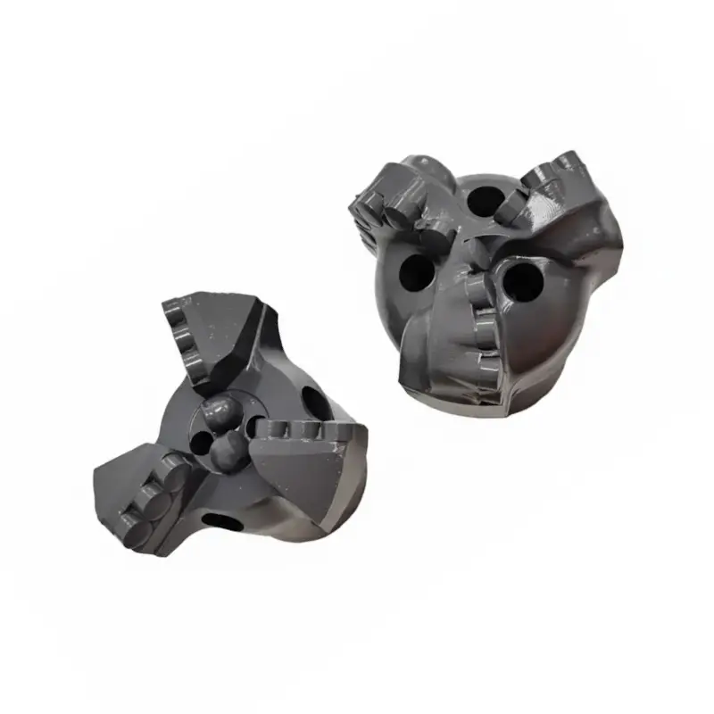 3 wing steel body pdc drill bit