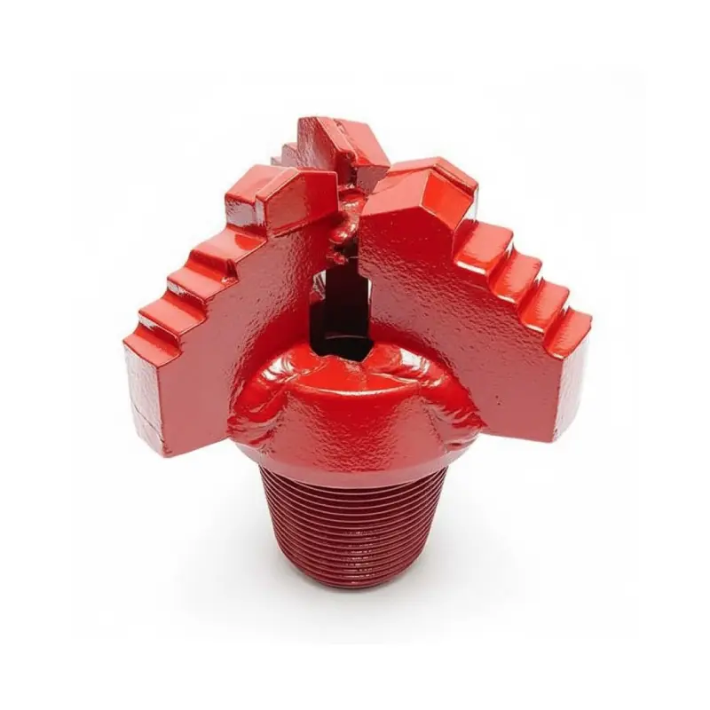 3 wing step face carbide drag bit with API reg pin