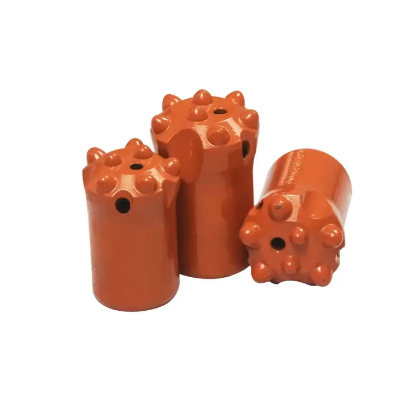 ball tooth tapered button drill bits