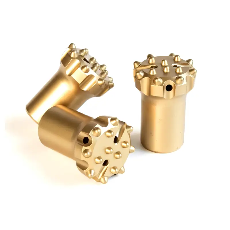 ballistic rock drill thread button bit for quarry drilling mining