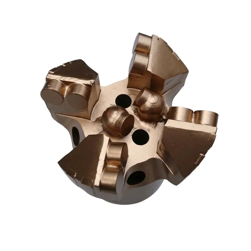 concave drill bit with 4 wings