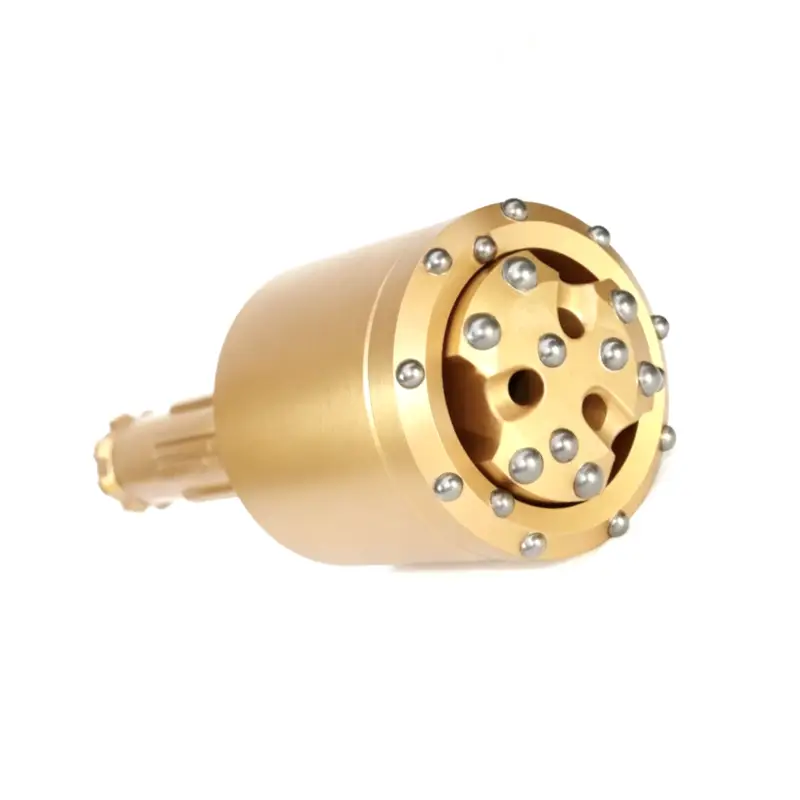 concentric overburden casing bit hole drlling
