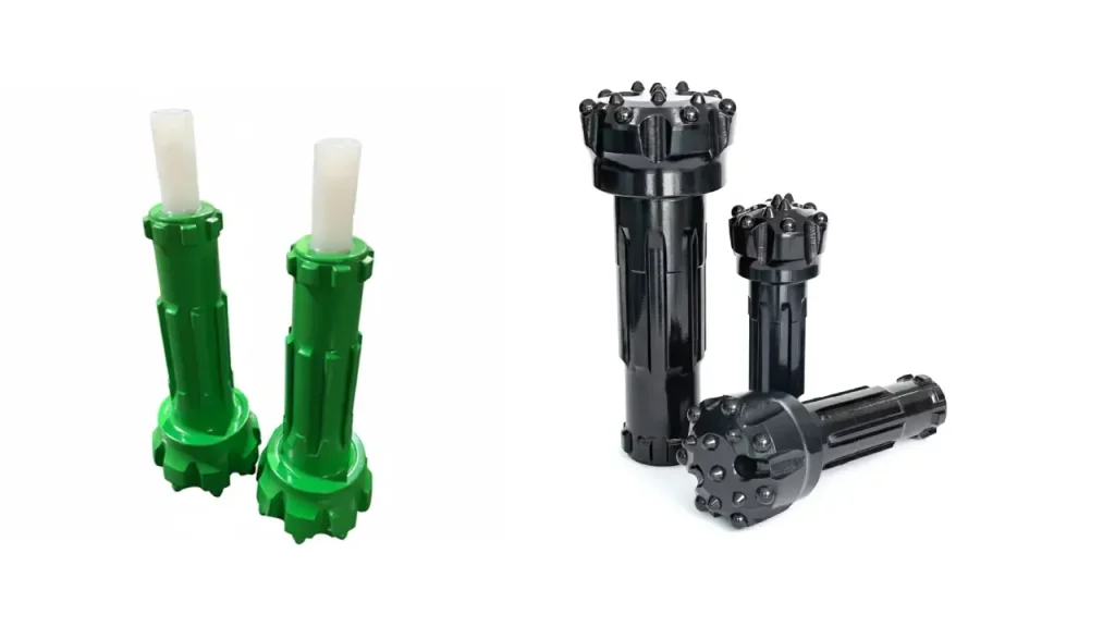 drill bits with foot valve and without foot valve