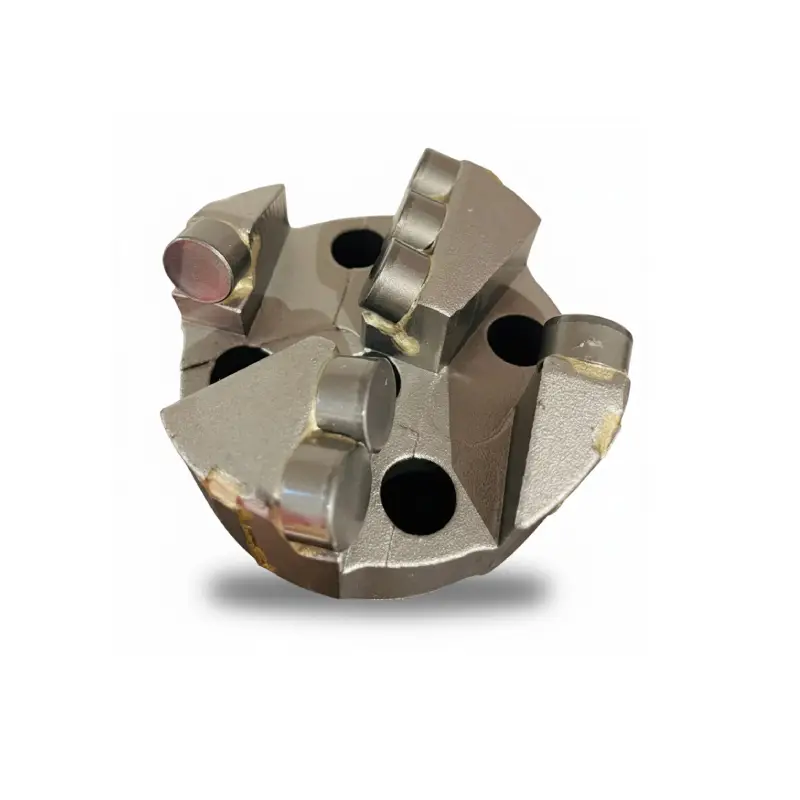four wing PDC concave drill bit coal mining
