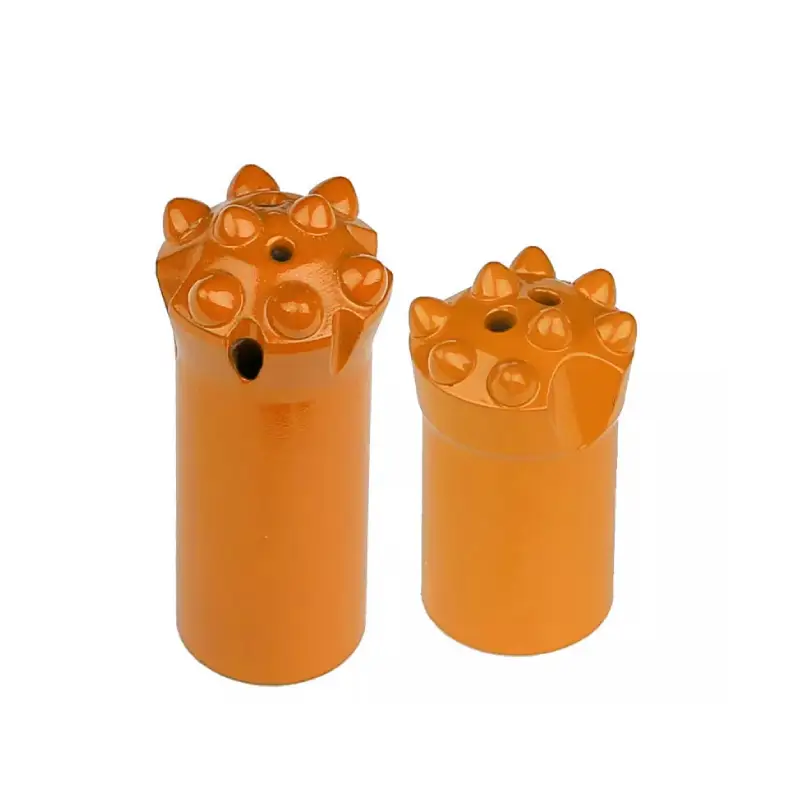 tapered button drill bit