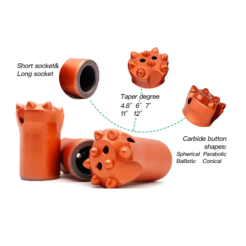 tapered drill bit feature
