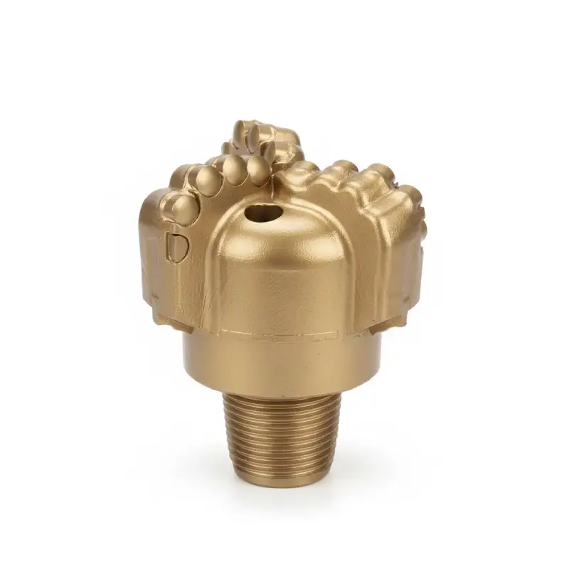 3 wing pdc drill bit with flushing hole