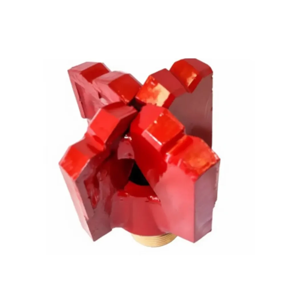 4 wing double chevron bit