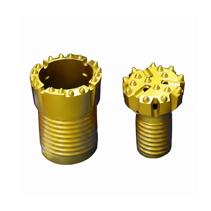 double head casing system crown ring bit and inner bit