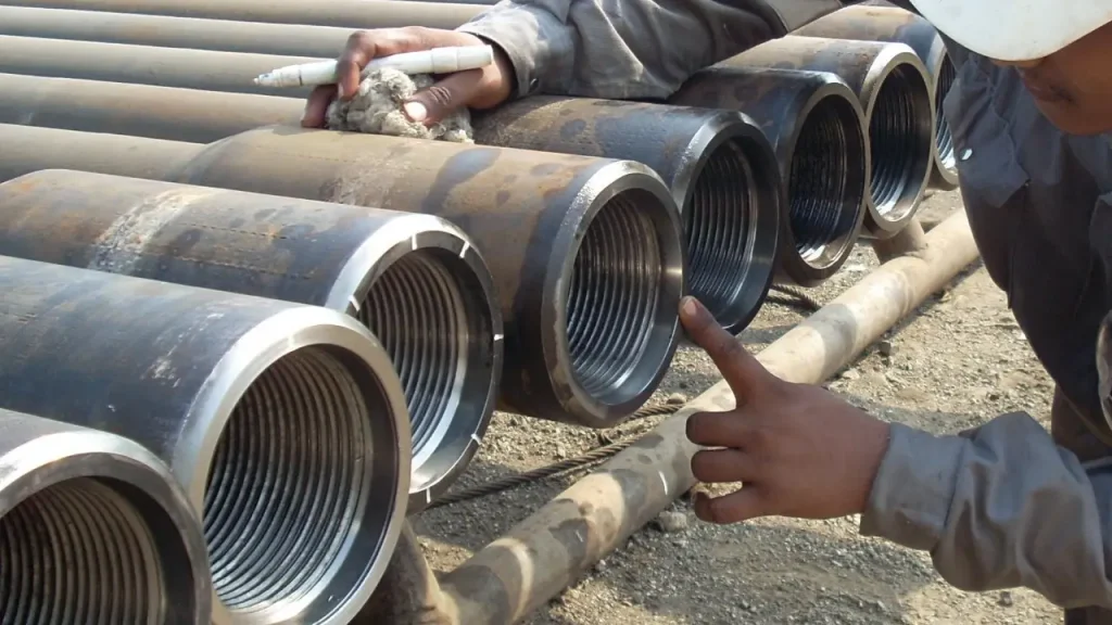 the drill pipe inspection