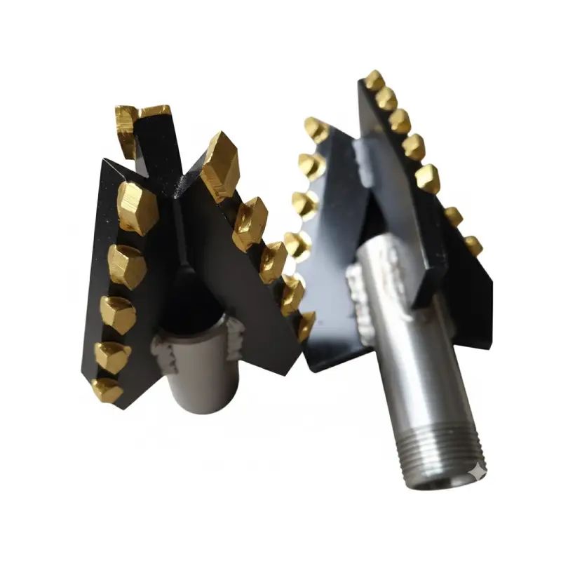 three blade alloy drill bit for well drilling