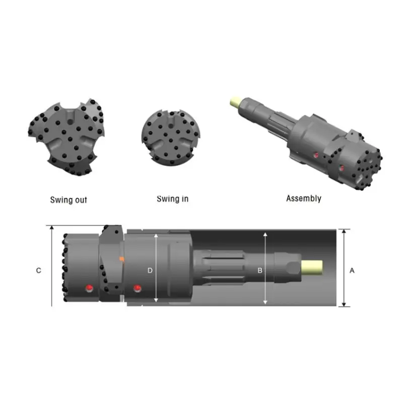 concentric casing system with three jaw part