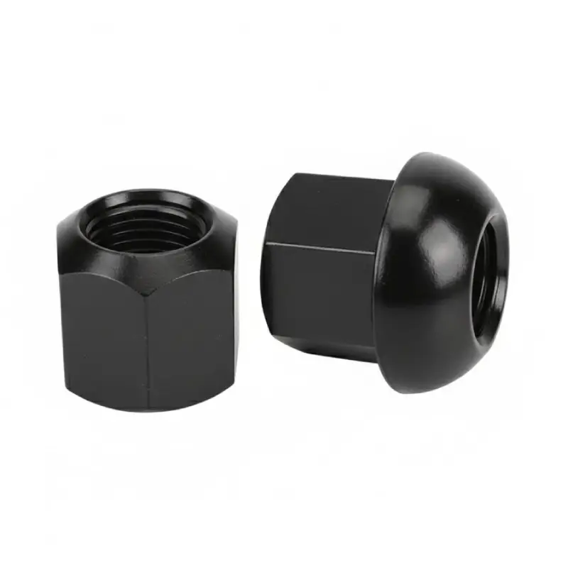 hexagonal drill bit nuts black