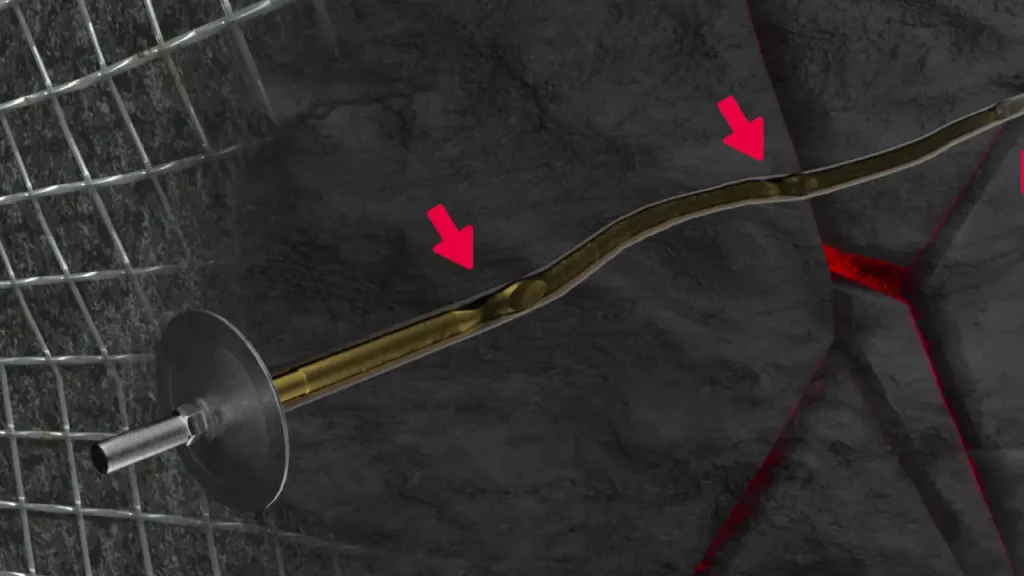 how to install rock bolts