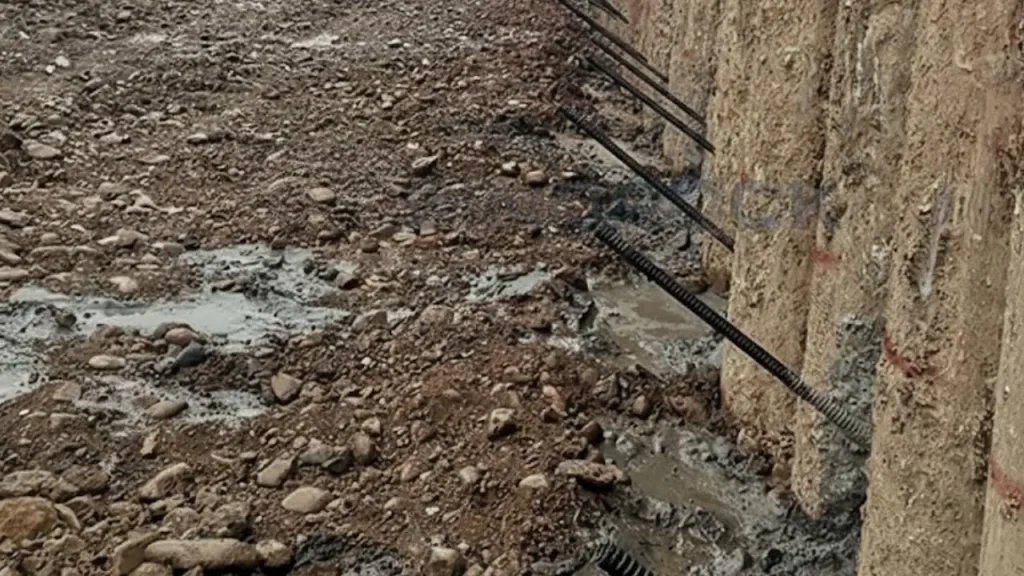 mechanically anchored soil nailing