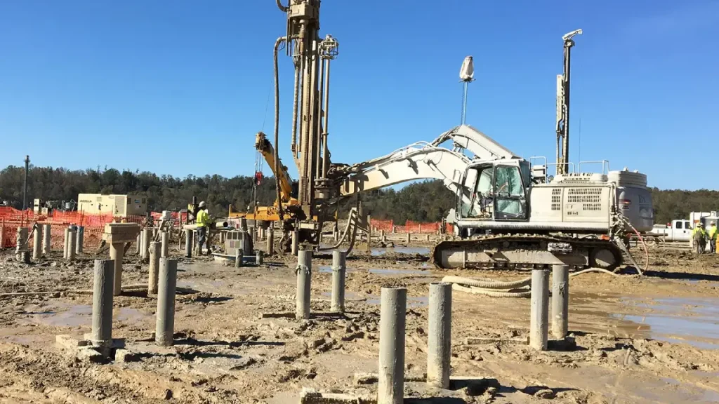 micropile drilling project