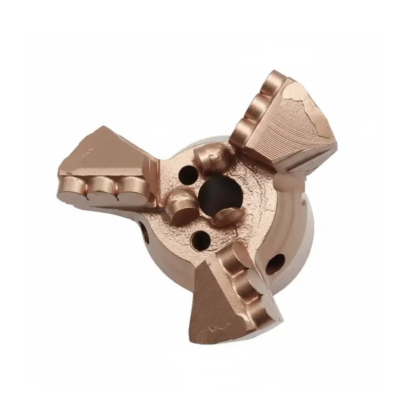 pdc cutters 3 drag drill bit for mining