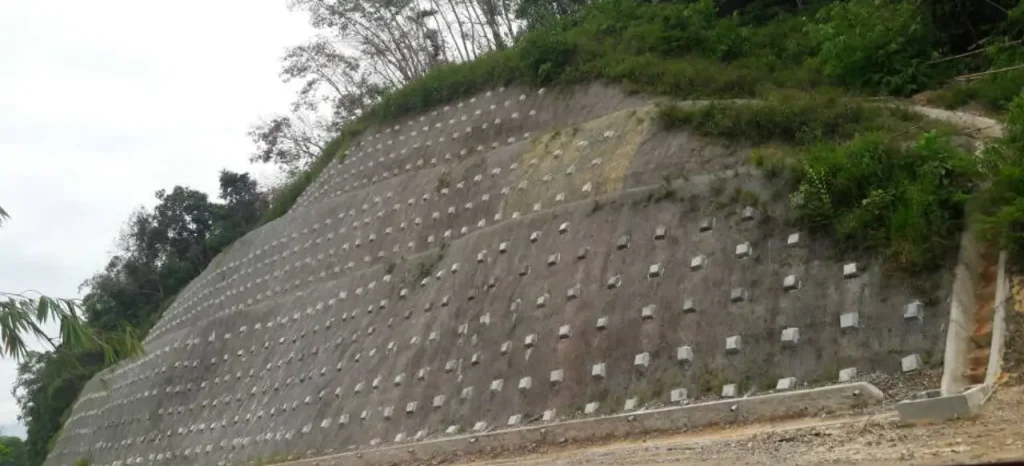 soil nailing for slope stabilization
