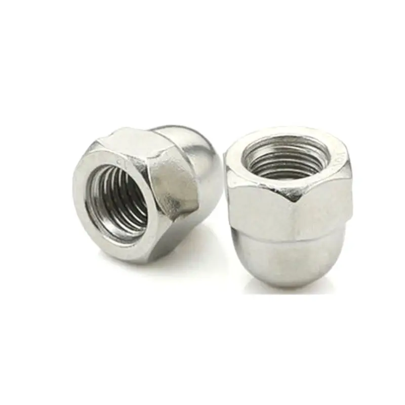 stainless steel domed drill nut