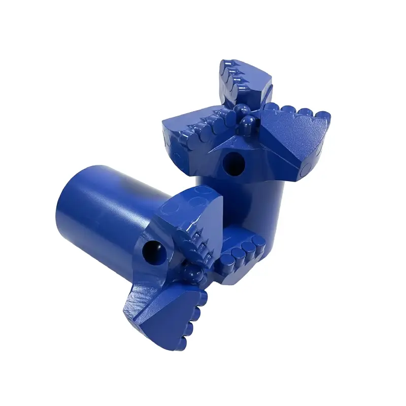 concave drill bit with 3 wing