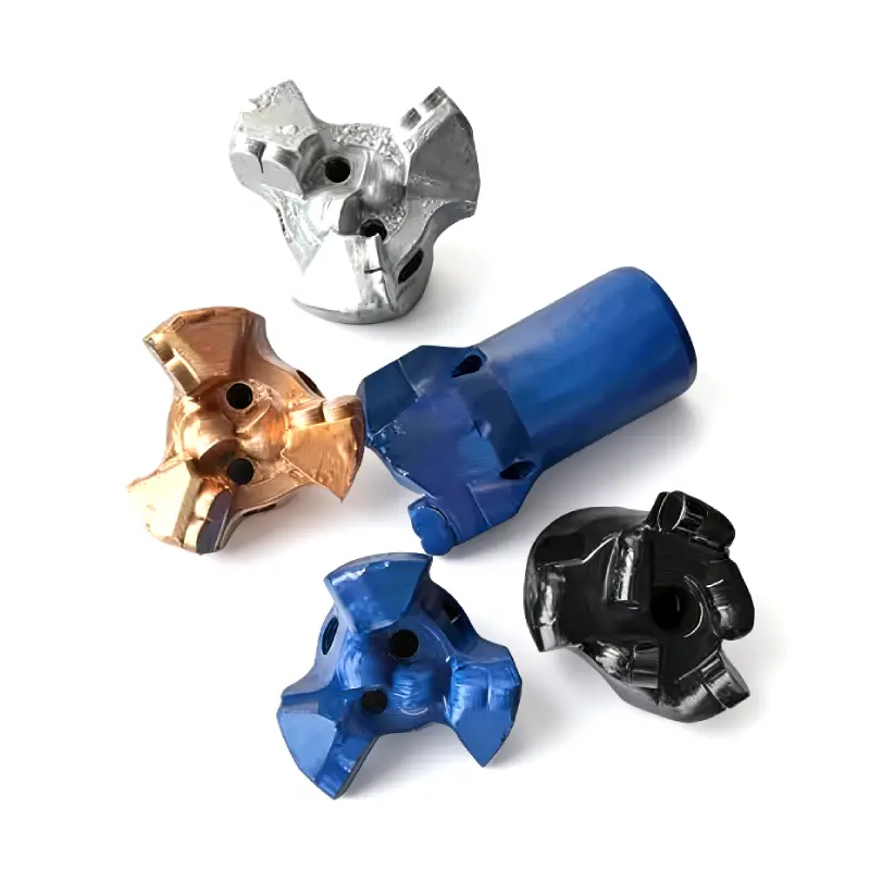 diamond pdc drill bits with three blade
