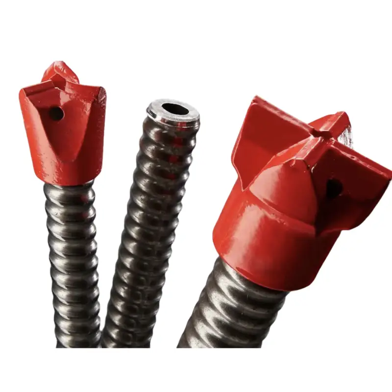 sacrificial drill bits and self drilling anchor