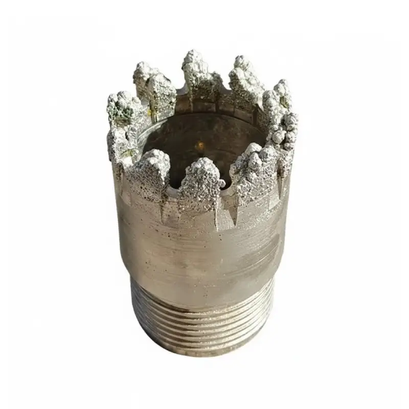 Helical tooth core drill bits