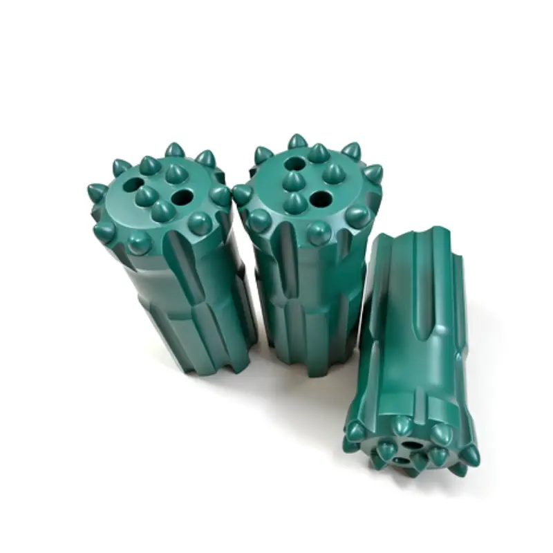 domed button threaded retract bit