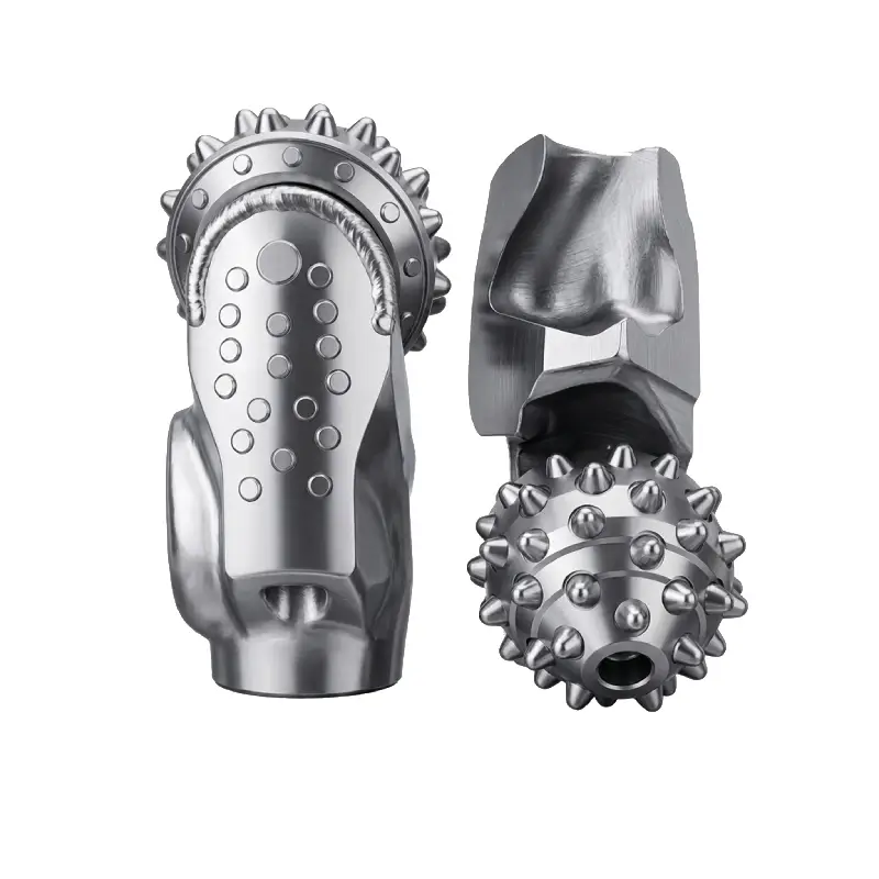TCI tricone bit for rotary rock drilling