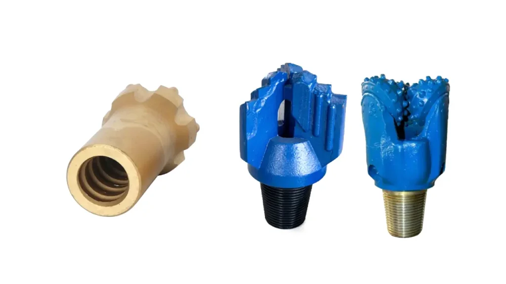 internal vs external thread rock drill bits