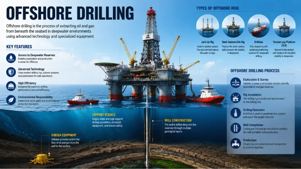 offshore drilling process