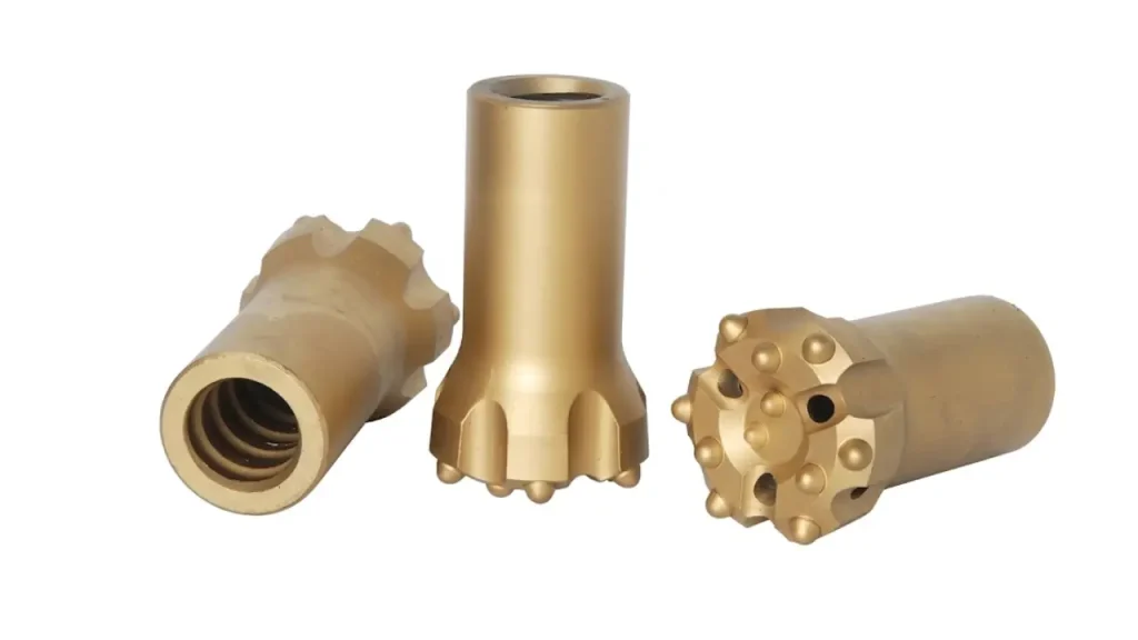 rock drill bits with internal thread