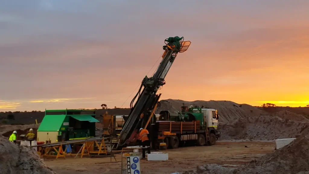 seismic drilling process