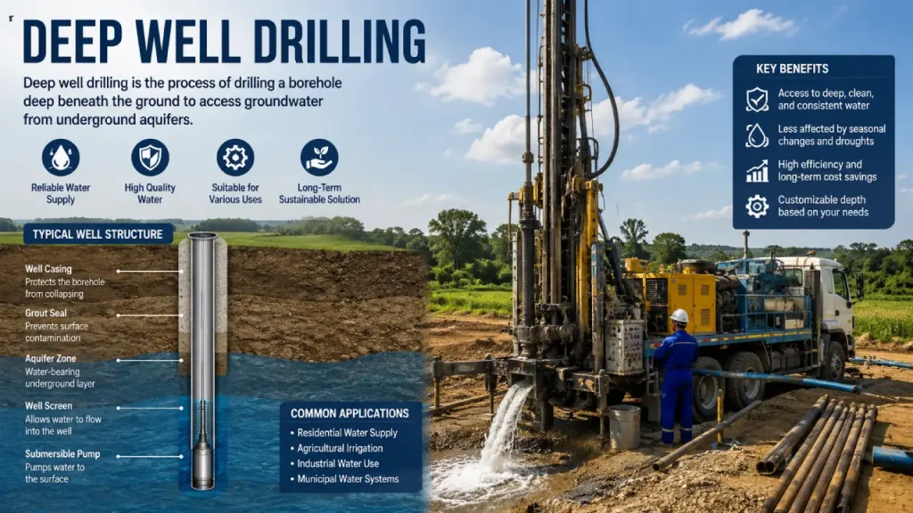 what is deep well drilling
