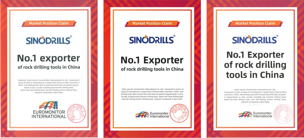 No.1 exporter sinodrills