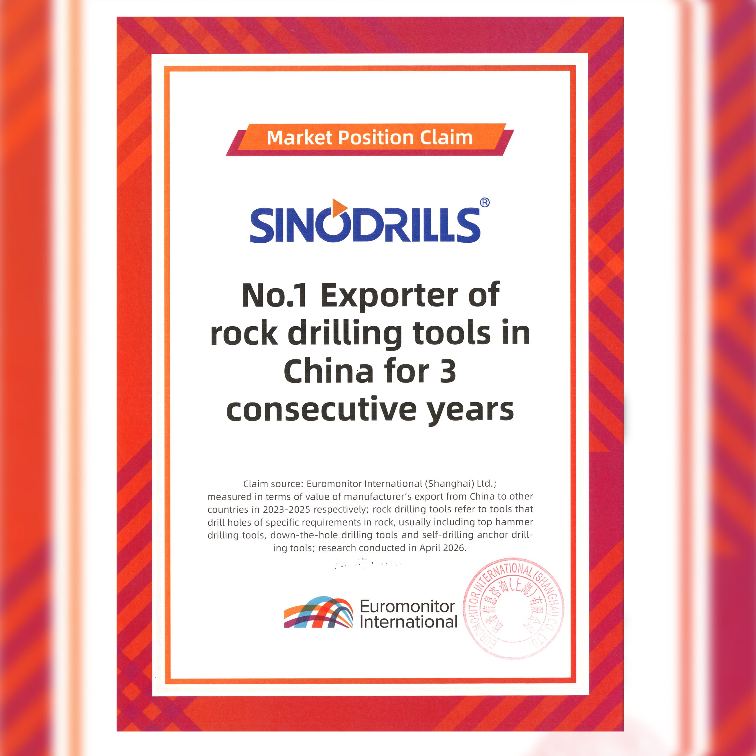 No.1 exporter sinodrills cover