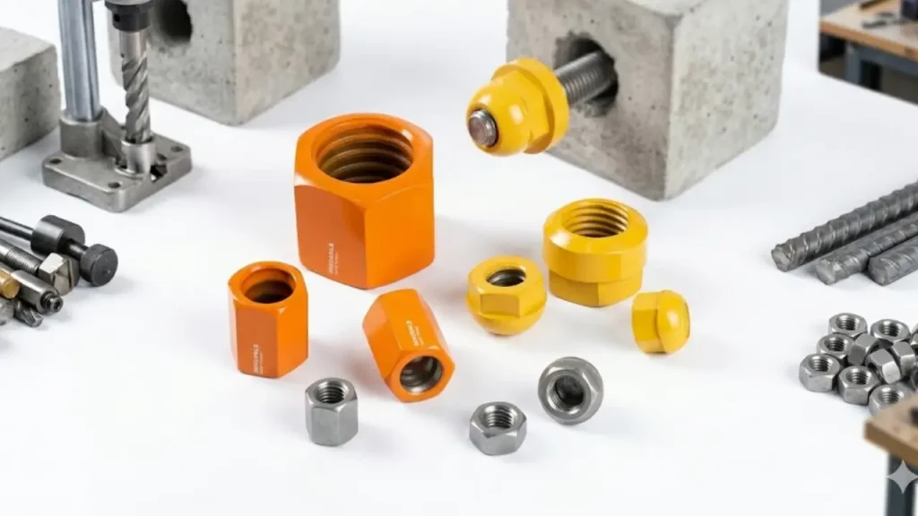 different self drilling anchor nuts
