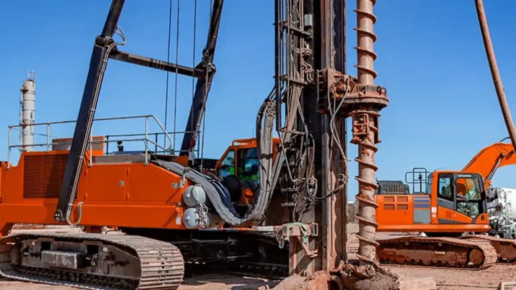 piling drilling process