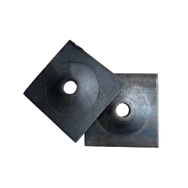 Self drilling anchor solid plate