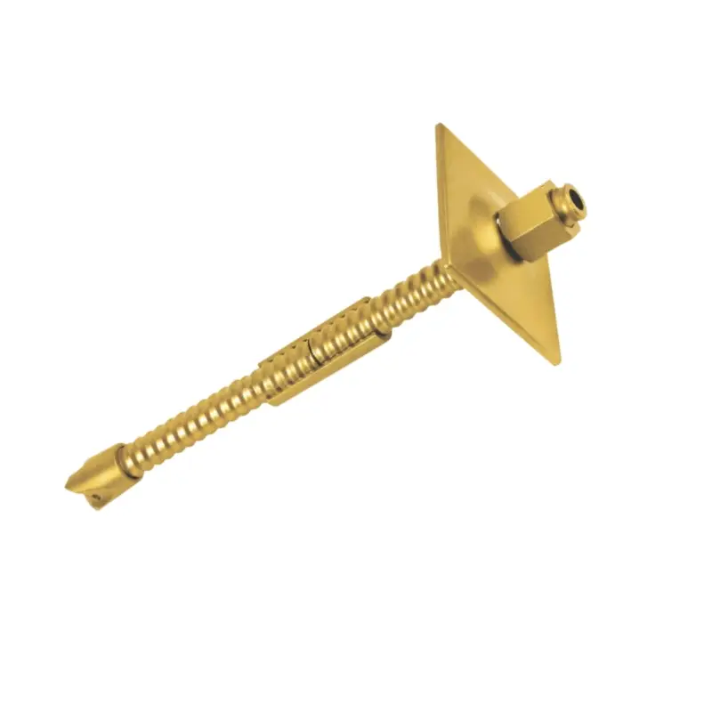 anchor plate for rock self drilling bolt