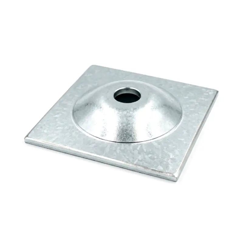 self drilling dome nut and bearing plate