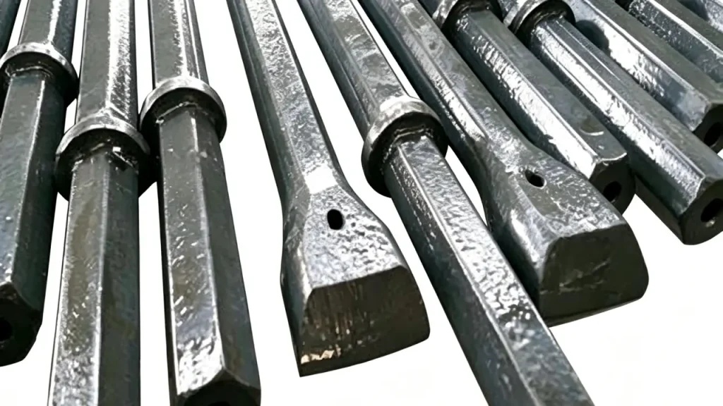 h25 tapered drill rods