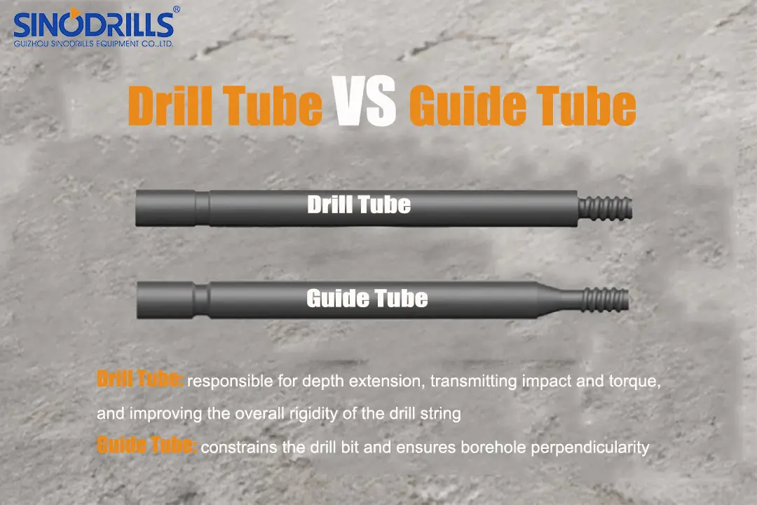 drill tube vs guide tube